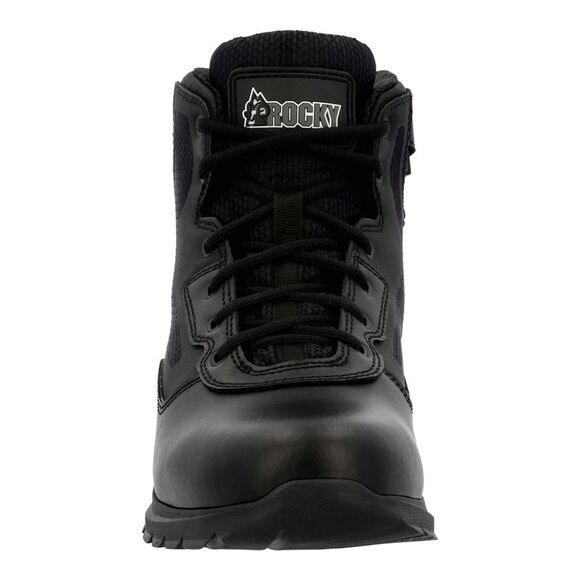 Rocky Mens Cadet Side Zip 6" Black Boots (NWT) - Picture 2 of 5